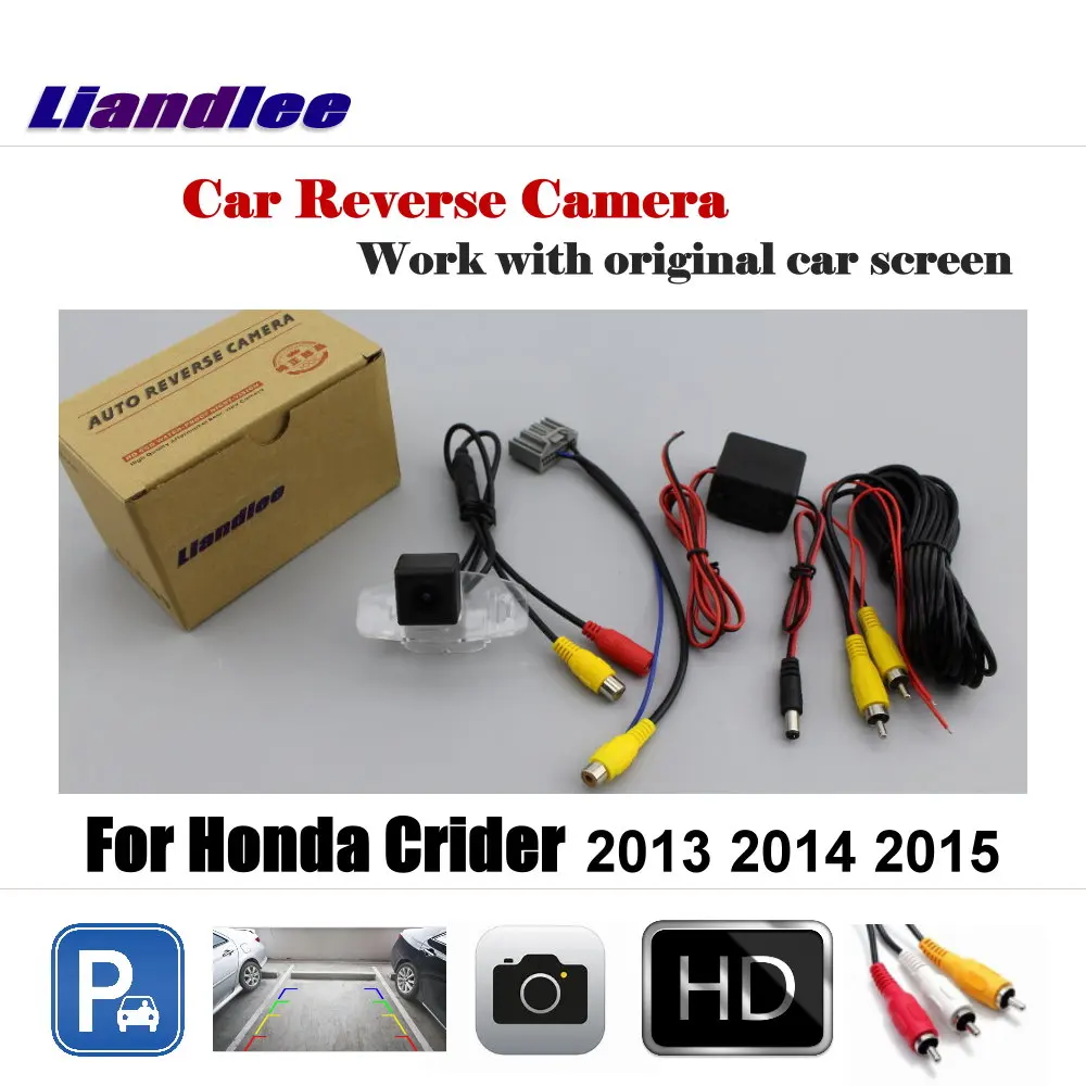 

For Honda Crider 2013 2014 2015 Car Rearview Reverse Parking Camera AUTO HD CCD NTSC OEM CAM With RCA Adapter