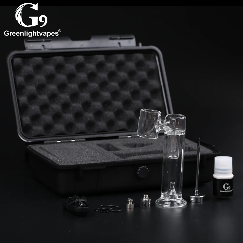 

G9 510Nail plus Rig Enail Tank Atomizer Concentrates Vaporizer Quartz Chamber Glass Filter Dab Bubbler For Box Mod Pen Battery C