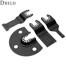 DRELD 4 шт./компл. вибрационные мульти-инструменты HCS пилы для Multimaster Fein Dremel ремонт инструмент Bosch для резки металла