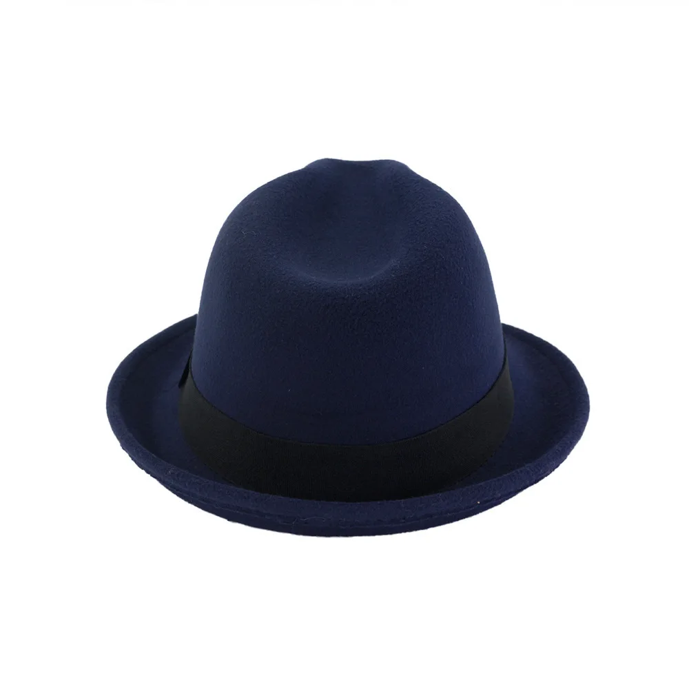 Винтажная черная фетровая шляпа, фетровая шляпа, шляпы для женщин и мужчин, мужская шерстяная фетровая шляпа, фетровая шляпа, шляпа для мужчин