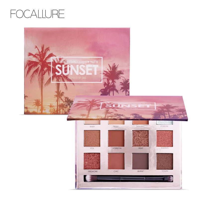 

FOCALLURE Matte Shimmer Shining Eyeshadow Palette Nude Makeup Glitter Pigment Smokey Eye Shadow Powder Waterproof Cosmetic kit