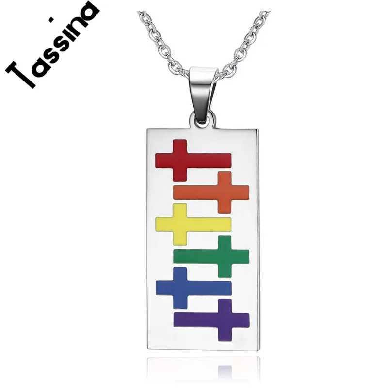 Tassina Colourful LGBT Love Rainbow Stainless Steel ...
