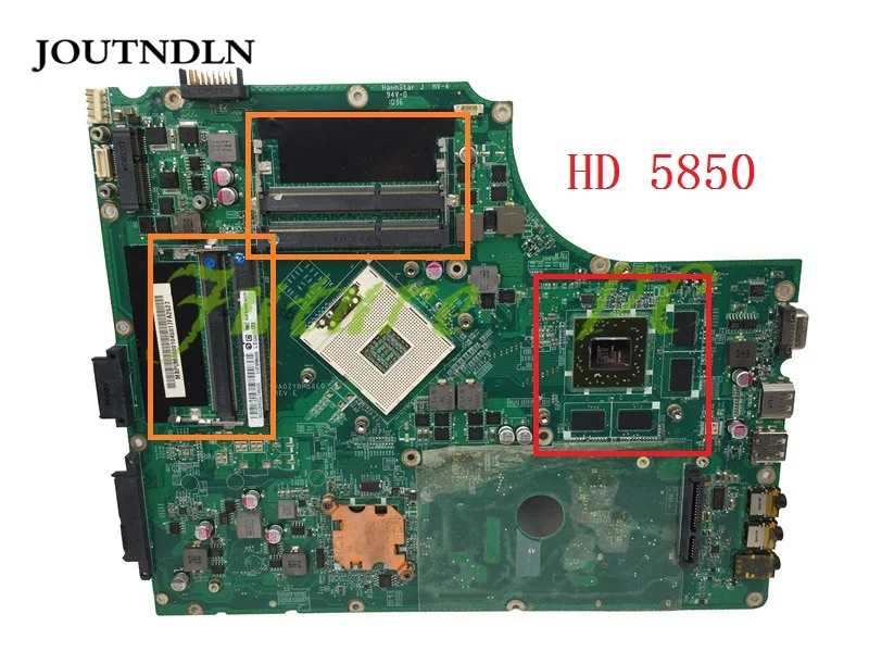 Материнская плата JOUTNDLN для ноутбуков Acer Aspire 7745 7745g MBPUM06001 DA0ZYBMB8E0 hm55 DDR3 W/ HD 5850 GPU