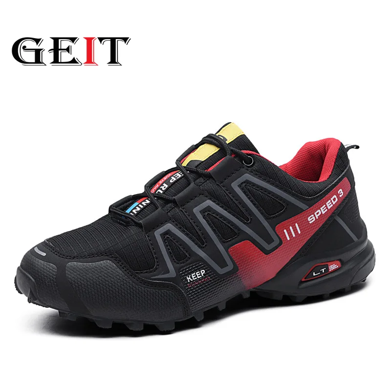 

Men's Hiking Shoes Air Mesh Breathable Lighted Sneakers Climbing & Fishing Shoes New Popular Outdoor Sport Shoes