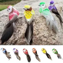 Декоративная фигурка красивый дом реалистичные животные, статуэтки сад пена имитация птицы Прямая