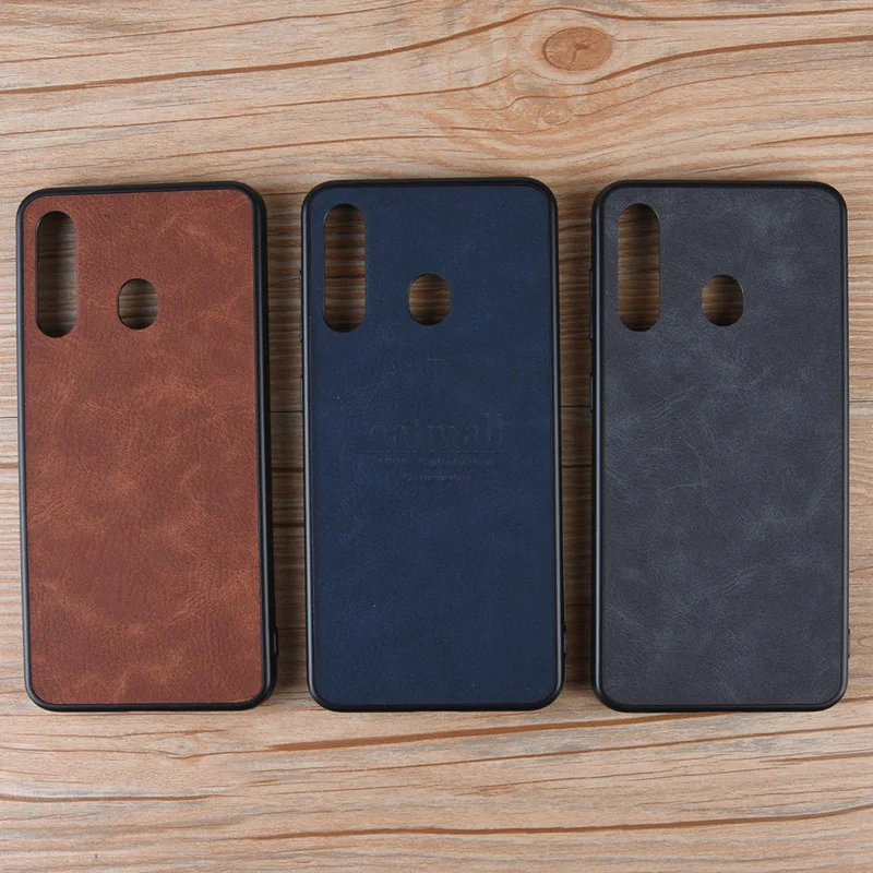 New Fashion Silicone Soft Edge TPU Inside For Samsung Galaxy A60 Case Cute PU leather Back Cover Mobile Phone Shell Coque