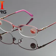 DeDing 2 Цвет покрытие твердое покрытие объектива Для женщин очки для чтения+ 1,0+ 1,5+ 2,0+ 2,5+ 3,0+ 3,5+ 4,0 Стразы с Чехол DD1089