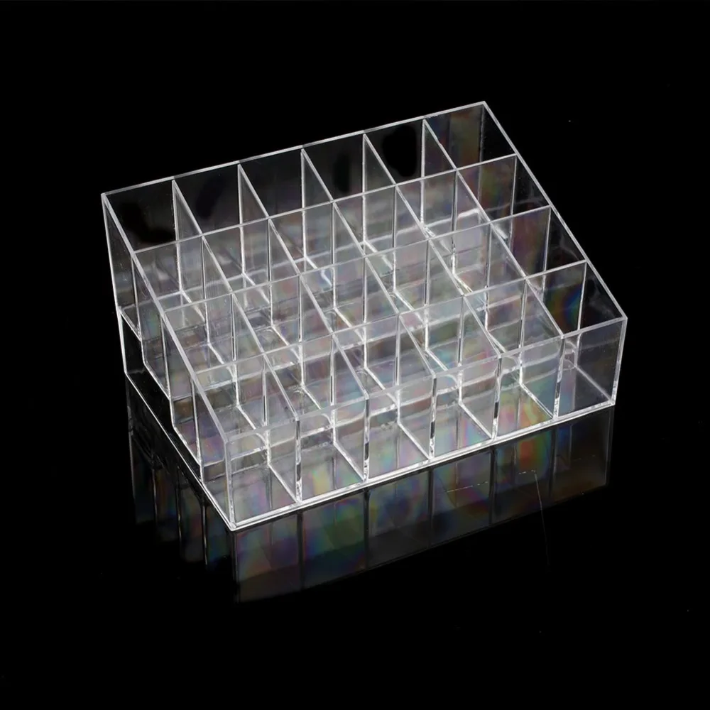 

24 Grid Multifunction Cosmetic Lipstick Organizer Drawer Makeup Case Acrylic Storage Holder Makeup Organizer