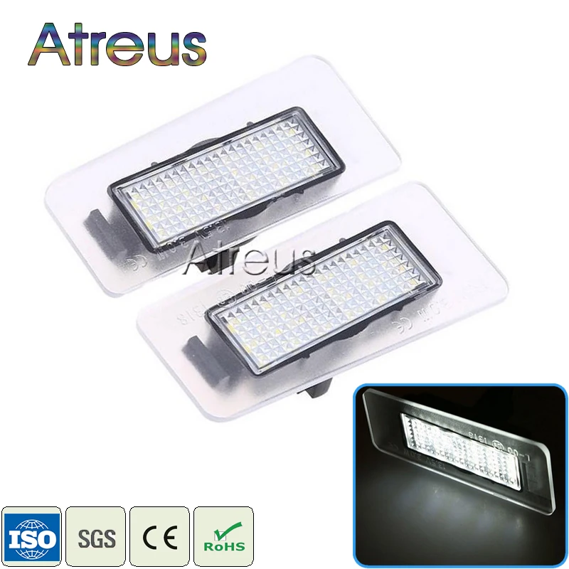 

2Pcs Car LED License Plate Lights 12V SMD3528 LED Number Plate Lamp Bulb Kit For Hyundai i30 CW Kombi Elantra Coupe Accessories