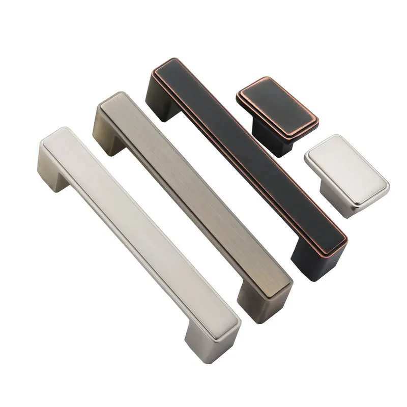 

Zinc Alloy Furniture Handles Modern Simple Closet Kitchen Door Pulls Fashion Furniture Handle Door Hardware