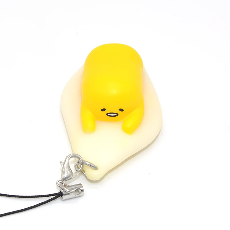 6,5 см милый желтый Gudetama Squeeze коллекционные игрушки сжимаемая Успокаивающая игрушка