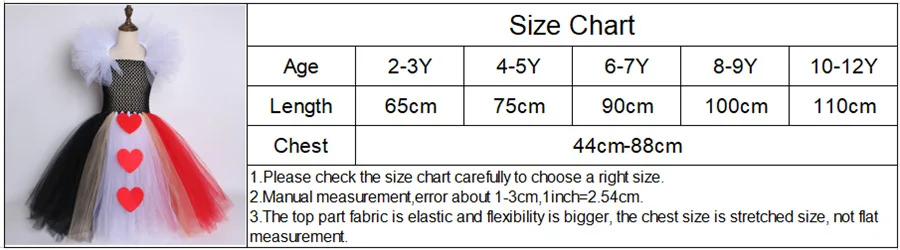 Черно-красное платье-пачка «Королева сердец» маскарадный костюм Алисы в стране чудес на Хэллоуин для девочек, детское праздничное платье на день рождения для детей возрастом от 2 до 12 лет