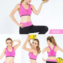 Мода спортивные Для женщин Бег Йога Фитнес без Диски бюстгальтер сексуальные противоударный молния Push Up Нижнее Бельё для девочек Хорошее качество жилет Бюстгальтеры для женщин