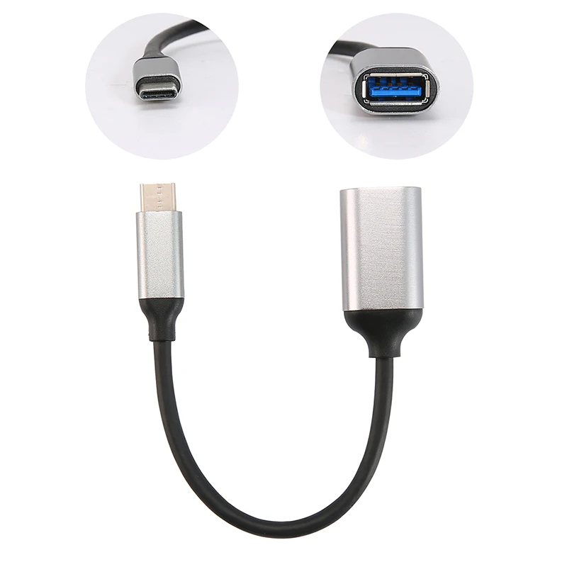 Kobwa Тип с разъемами типа c и USB3.0 Кабель адаптер On The Go для передавать данные