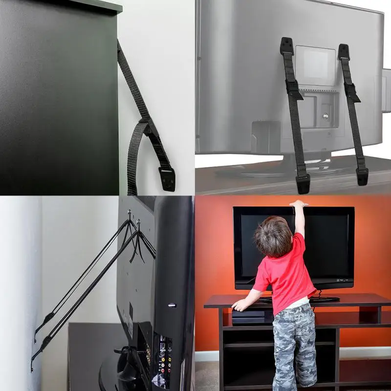 

For Baby Proofing and Child Safety Security Straps Buckle Wth Zinc Alloy Buckle Anti Tip Furniture TV Adjustable Safety Straps