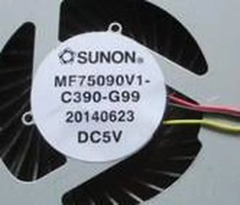 Бесплатная доставка вентилятор для процессора ноутбука для SUNON MF75090V1-C390-G99 5 V ACER fan