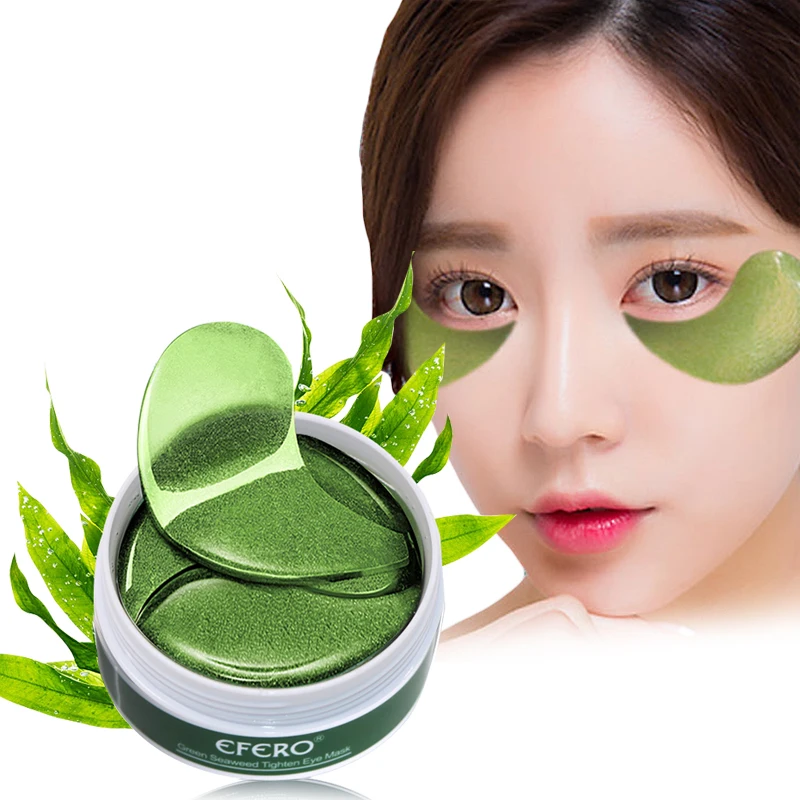 

60pcs efero Crystal Collagen Eye Mask Gel Eye Patches for Eyes Care Sleep Masks Remover Dark Circles Eye Bags Patch Pads