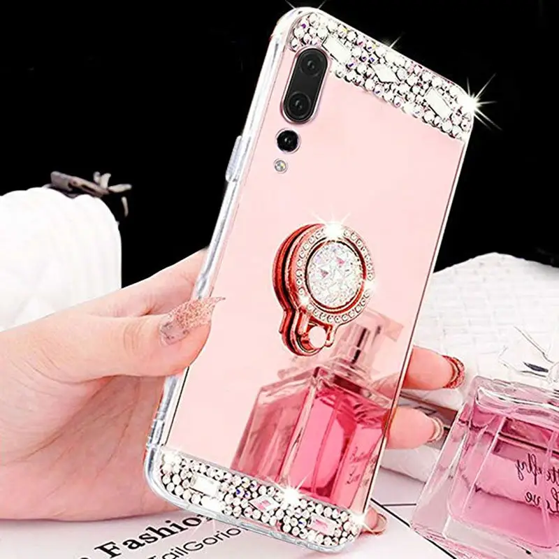 Для Huawei Y7 Pro 2019 Y9 Y5 Y6 Prime 2018 P Smart Plus Honor 10 lite 8C 8X 7a 7C P20 P30 Mate 20 зеркальный чехол |
