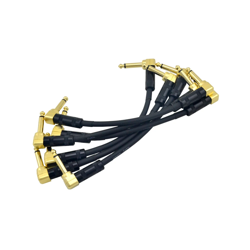 6Pcs15cmGuitarpedalpatchcablesmonoforPedalsGuitarPatchCables