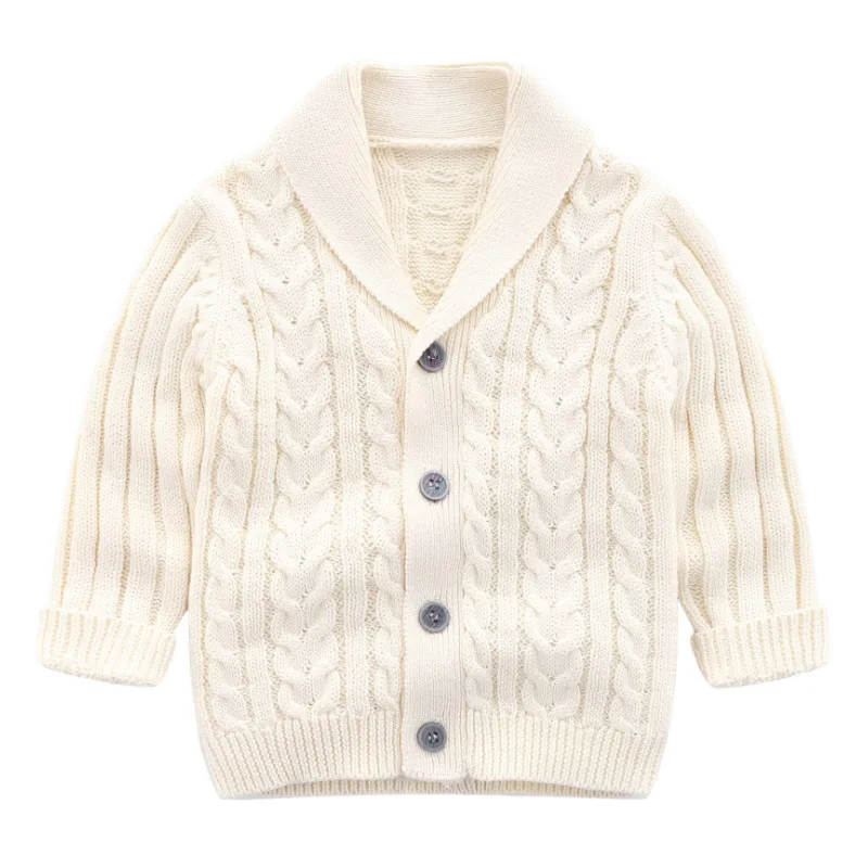 Boys Cardigan Sweater Fashion Children Coat Casual Spring Baby School Outfits Kids Sweater Infant Clothes Outerwear 0-24M