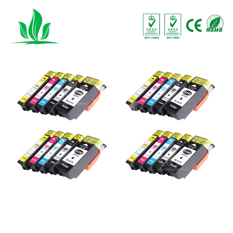 4 комплекта в партии 3351XL 33XL совместимый чернильный картридж для принтера Epson XP 900