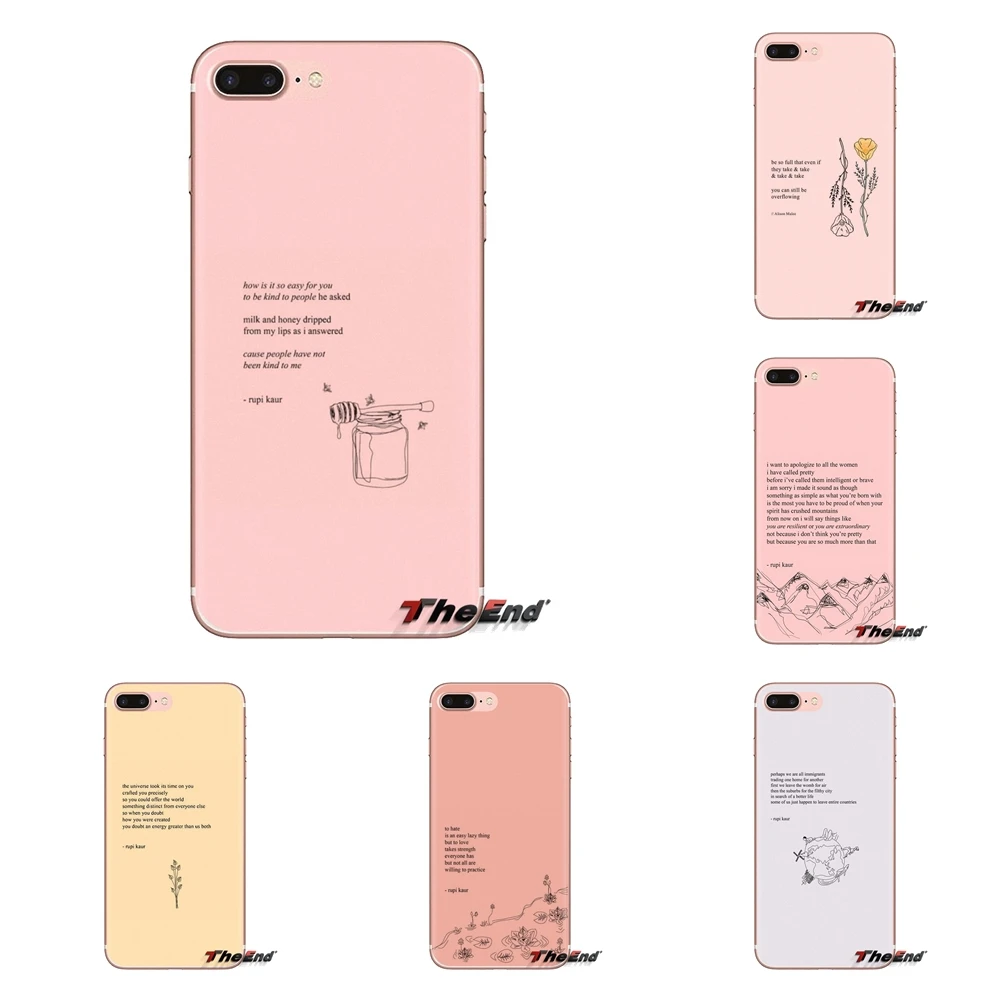 Для Huawei G7 G8 P7 P8 P9 P10 P20 P30 Lite Mini Pro P Smart Plus 2017 2018 2019 розовый поэт цитаты поэтический