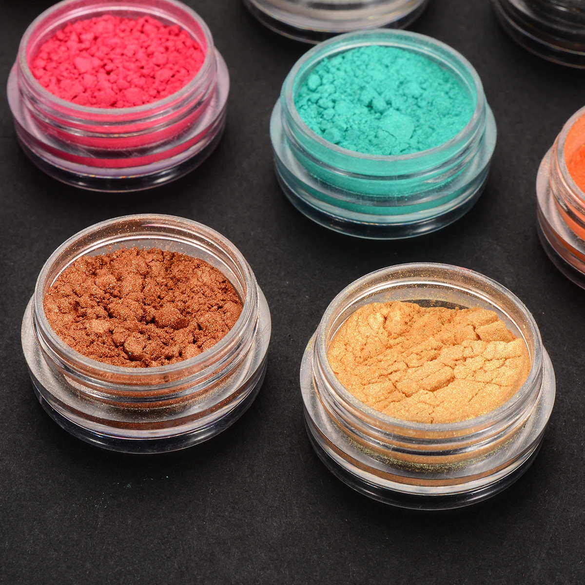 12pcs Colors Soap Dye Shimmer Natural Mineral Mica Powder Pigments for Jewelry Making Cutting Dies Paper Decor DIY Crafts