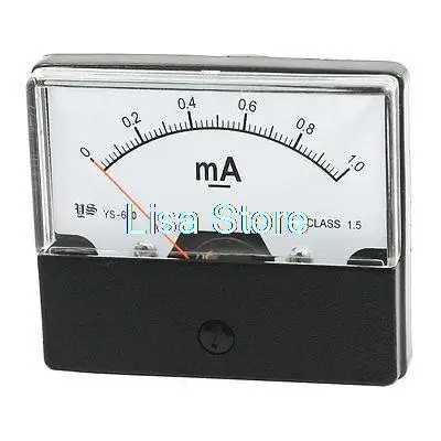 Арабский цифровой аналоговый панельный Амперметр индикатор YS 670 DC 0 1 мА|analog ampere