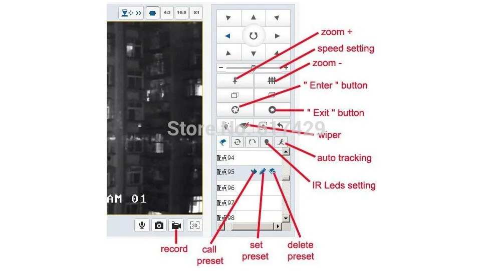 YUNCH Auto tracking ptz ip камера 1080 P безопасности высокоскоростная купольная 30X зум камеры