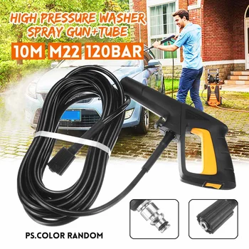 

10M M22 High Pressure Washer Spray-Gun Tube Car Cleaning Tools Quickly 60 for LAVOR Car Washer Guns Cleaning Washing Accessories