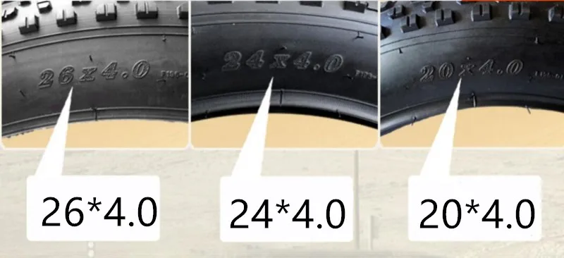 1 пара 26*4,0 велосипедная шина 20*4,0 пляжный велосипед использовать для снежного велосипеда 24*4,0