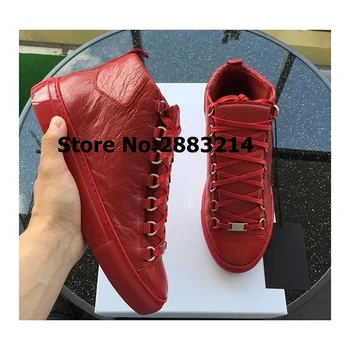 

Top quality men shoes casual lace up high top flat shoes grey black white blue colors Luxury leisure men shoes for wholesale