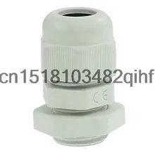PG9 Серый Пластик Водонепроницаемый 4-8 мм Диаметр Кабельного ввода Совместное