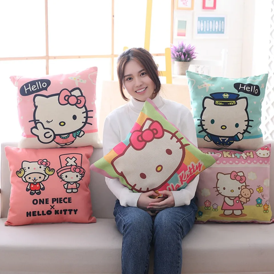 hello kitty plush pillow