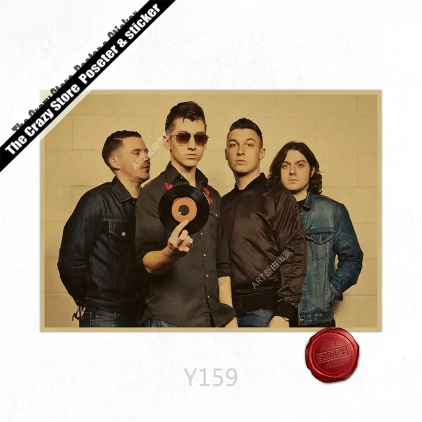 Arctic Monkeys рокеры ретро ностальгия крафт бумага декоративная плакат|posters posters|decorative