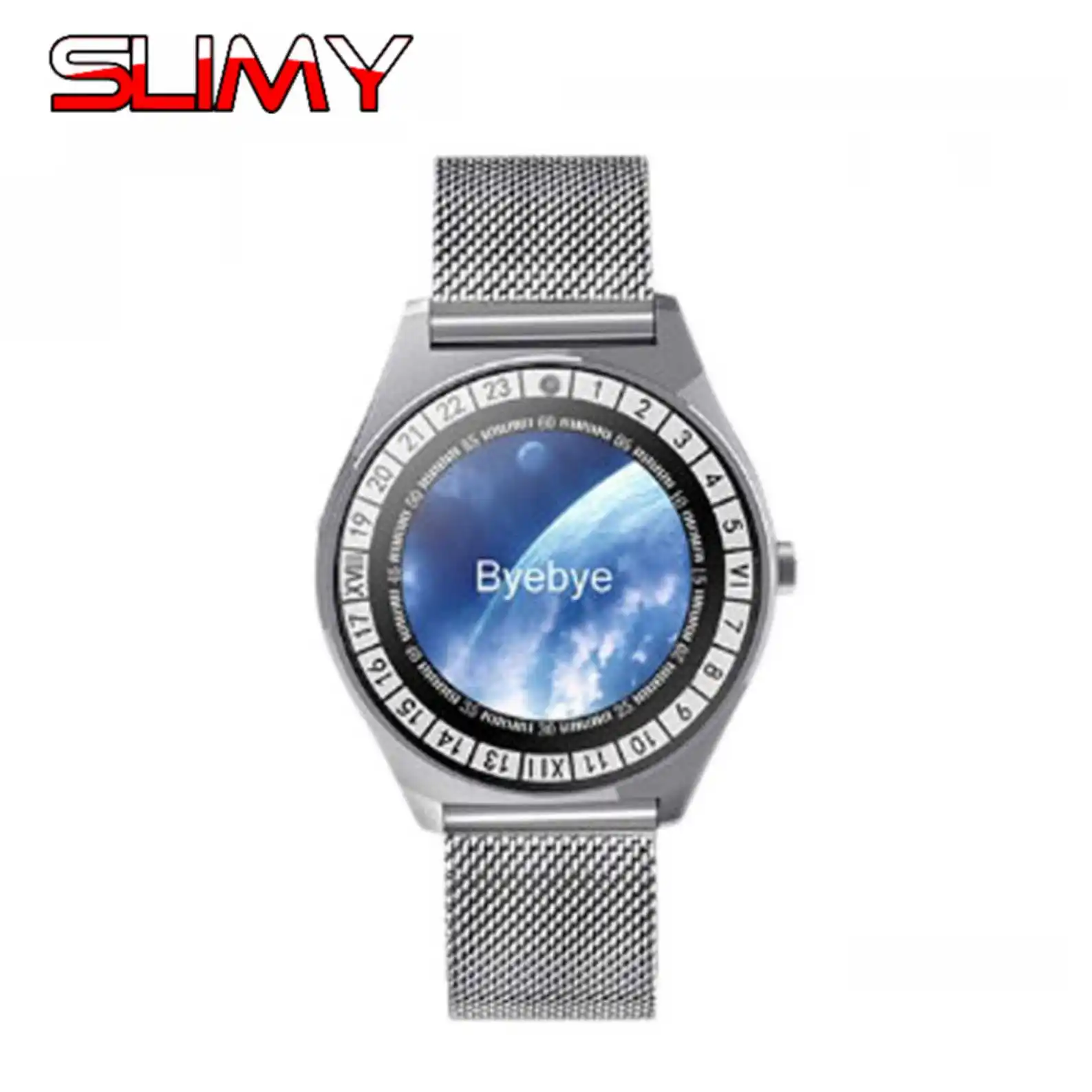 

Slimy 2019 Smart Watch Men Women Sync Notifier Support 2G SIM TF Card Connectivity for Android Phone Smartwatch Wearable Devices