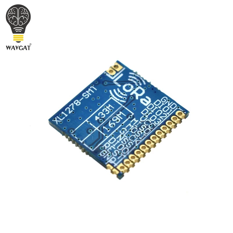 WAVGAT RF LoRa module SX1278 chip PM1280 Long Distance communication Receiver and Transmitter SPI LORA IOT+2pcs 433MHz