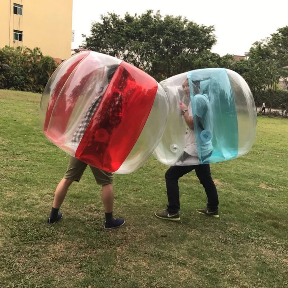 

Fun Outdoor Activity PVC Inflatable Bubble Collision Bumper Buffer Ball Training Running Sport Family Game Body Suit Loopy Ball