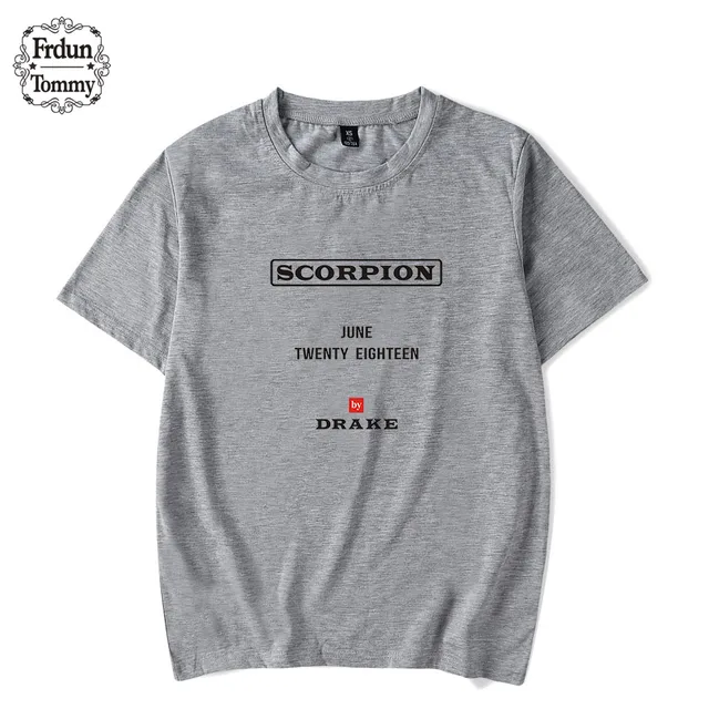 2018 Drake Scorpion Album Summer Hot Sale Cool Tshirts Men/Women Hip Pop High Quality Cotton Short Sleeve Casual Fashion Clothes 2