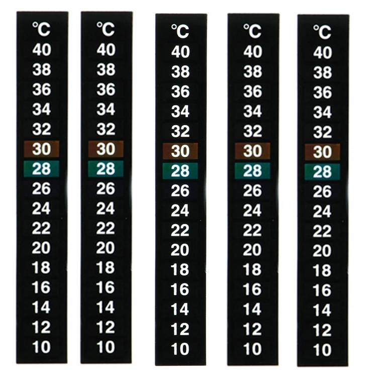 1/3/5 шт./лот беспроводной инфракрасный датчик, который крепится цифровой аквариума термометр холодильник Стикеры Температура измерение температуры Стикеры s инструменты - Цвет: 5pcs