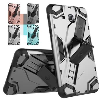 

For Samsung Galaxy Tab A 7.0 2016 T280 T285 Hand Strap Holder Full Body Armor Anti-falling Shockproof Kickstand Case Cover
