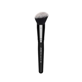 

1 Pcs Bevel Blush Brush Profession Black Wooden Handle Facial Makeup Brushes