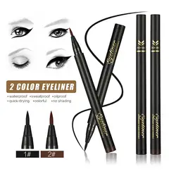 2 цвета Для женщин профессиональный Водонепроницаемый Eye Liner Pencil быстросохнущие Eye Liner палочки макияж инструменты