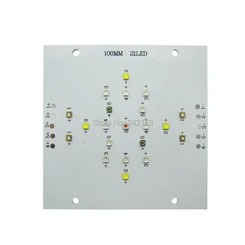 

5 Channel 21Leds DIY Aquarium Fish Tank Led Emitter Lamp Light Semileds UV Cree XTE XPE2 For Coral Grow Led Lighting Source