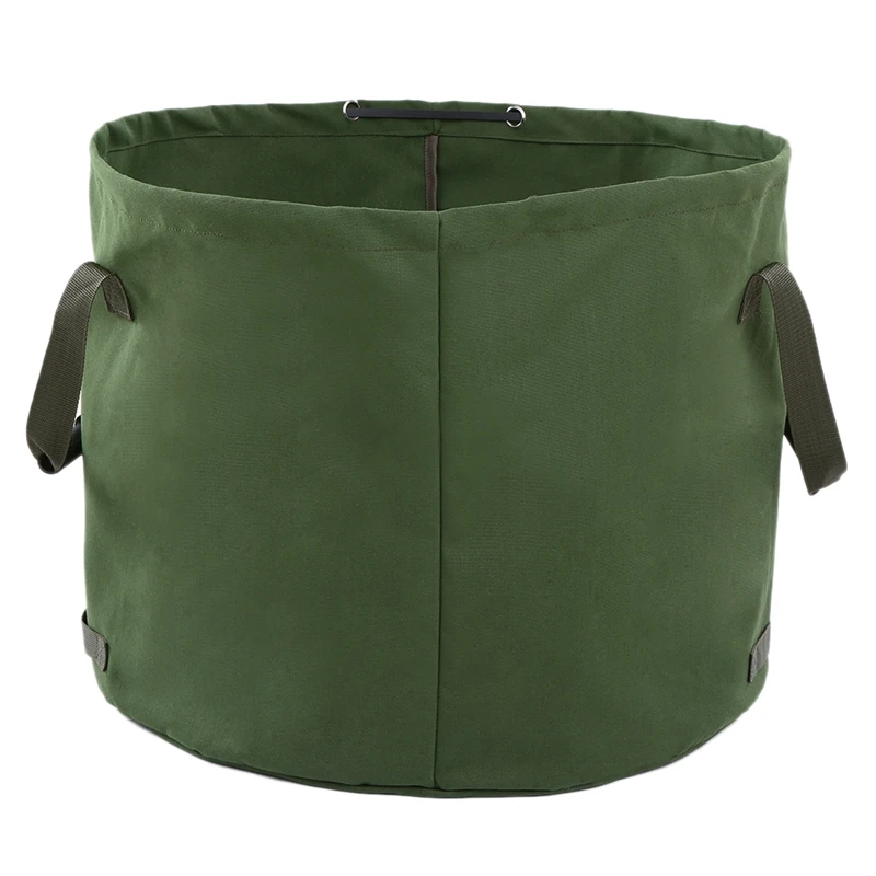 

Portable Canvas Yard Waste Bag Garden Lawn Leaf Bags Containers Outdoor Carrier Bag Environmental Canvas Bag