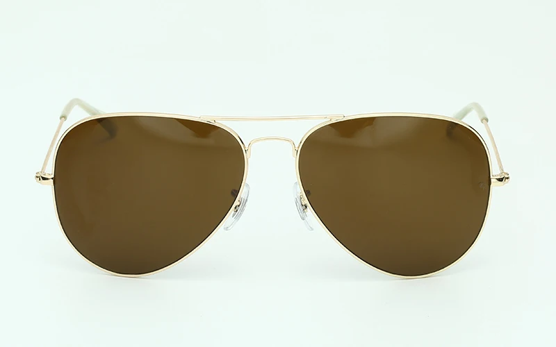 Настоящее стекло линзы классические для женщин и мужчин солнцезащитные очки es роскошный дизайн бренд вождения солнцезащитные очки es для женщин и мужчин женские солнцезащитные очки для мужчин - Цвет линз: gold-brown