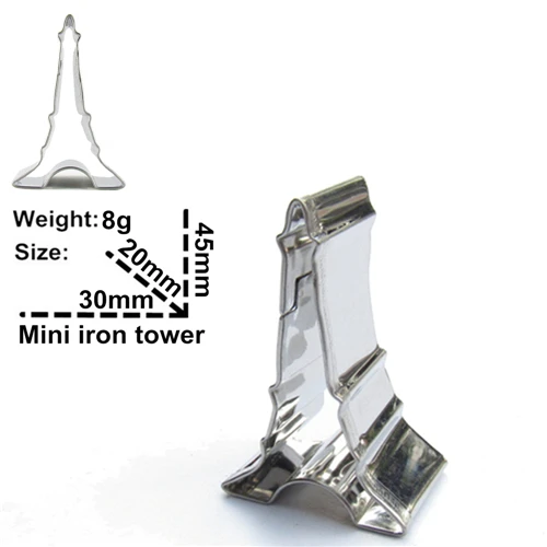 Парижская башня форма ремесло украшения торта помадка резаки инструменты, строительство серии печенья формы для выпечки, прямые продажи - Цвет: H123