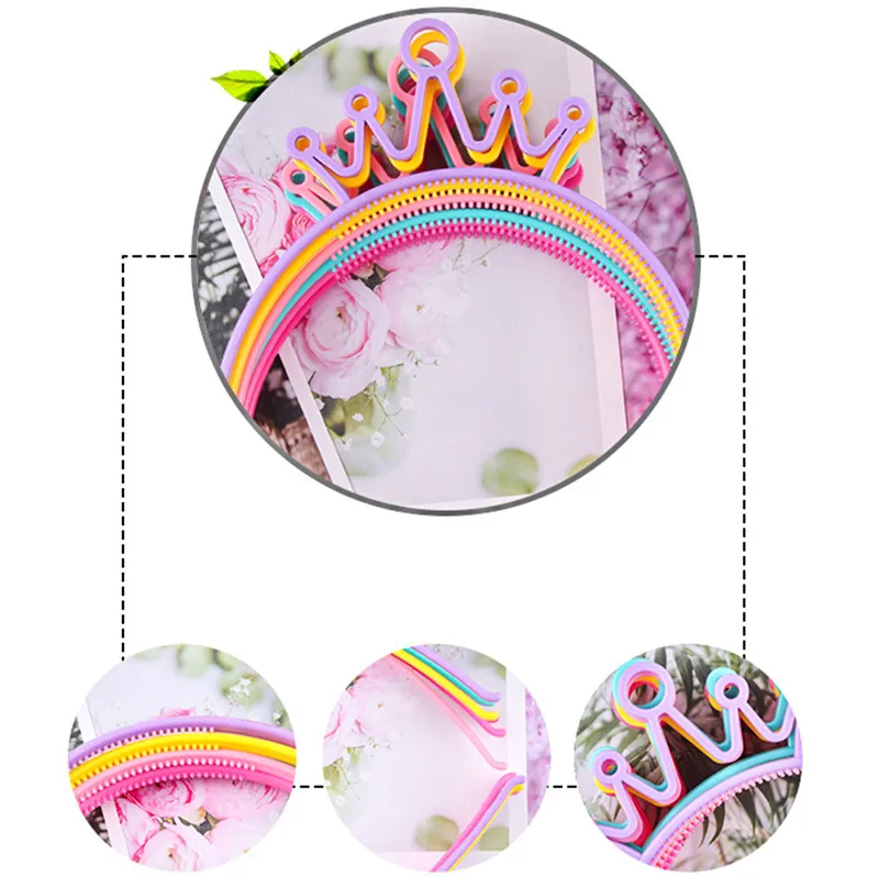 Корейский волос аксессуары, лента для волос кошачьи уши Корона Hairband головной убор с бантом с зубы мультфильм DIY повязка Пластик