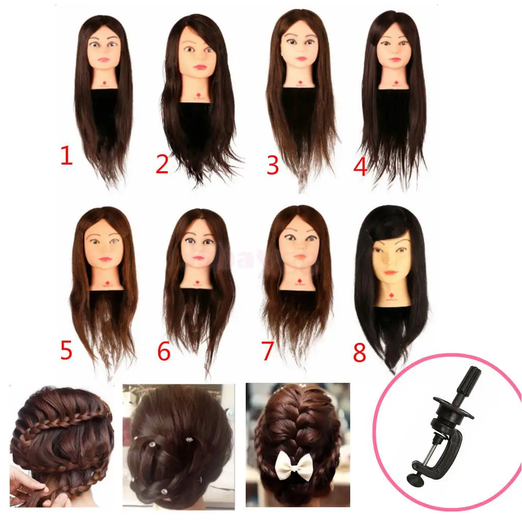 New Salon Barber Real Human Hair Hairdressing Cutting 