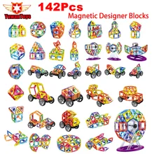 Магнитный мини-конструктор, строительные блоки, Детские модели и строительные игрушки, техника, пластик, 3D, сделай сам, Обучающие кирпичи, Детские Магнитные игры